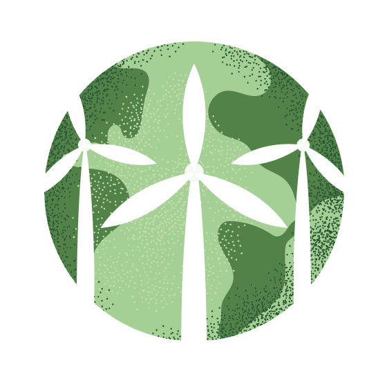 Wind Turbines Graphic Backup Systems